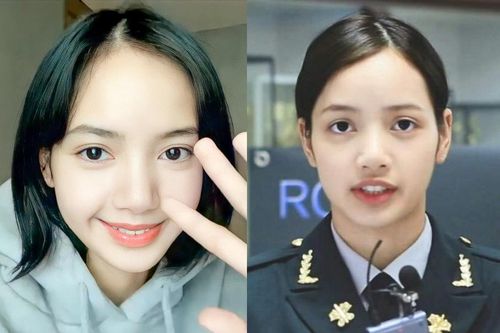 Lisa (BlackPink) trông thế nào khi không để tóc mái?
