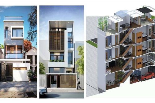 Hút mắt với những mẫu nhà lệch tầng hiện đại
