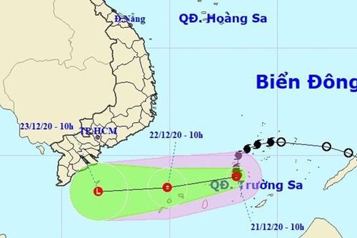 Bão số 14 suy yếu thành áp thấp nhiệt đới