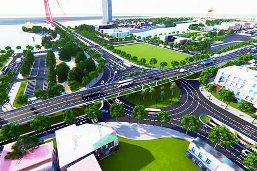 Thi công cải tạo cụm nút giao thông phía tây cầu Trần Thị Lý: Phương án phân luồng mới về giao thông