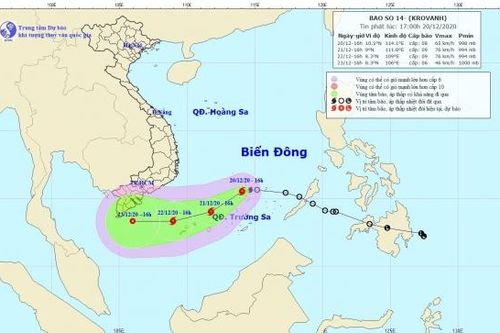 Vietsovpetro khẩn trương chuẩn bị ứng phó với bão số 14