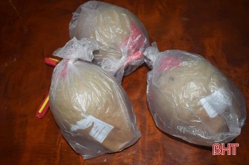 3 giờ đồng hồ, công an xã ở Cẩm Xuyên vận động thu hồi, bắt giữ 8,3kg pháo
