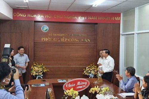 Sở TN-MT khai trương phòng tiếp dân mới