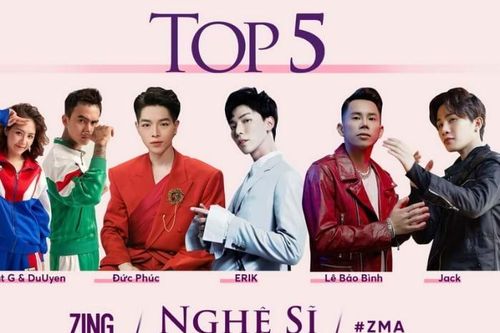 Jack thống trị danh sách đề cử Top 5 Zing Music Awards 2020
