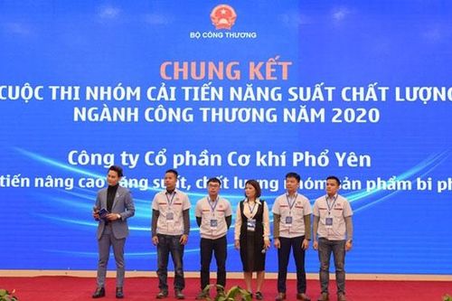 Chung kết Nhóm cải tiến năng suất chất lượng ngành Công Thương năm 2020