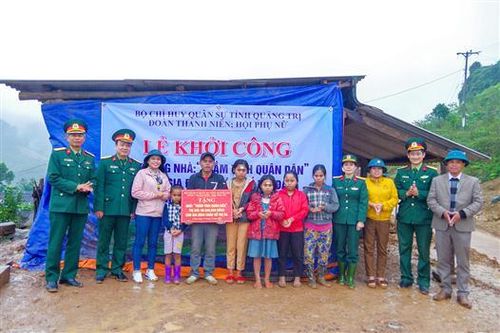 Bộ Chỉ huy Quân sự tỉnh Quảng Trị: Hành quân dã ngoại giúp Nhân dân xây dựng nông thôn mới