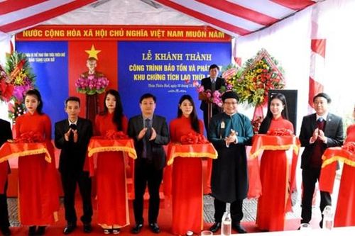 Khánh thành công trình bảo tồn và phát huy khu chứng tích lao Thừa Phủ