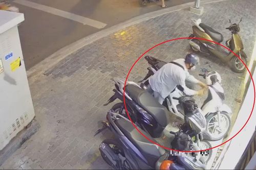 Trộm xe SH trong 15 giây ở TP.HCM
