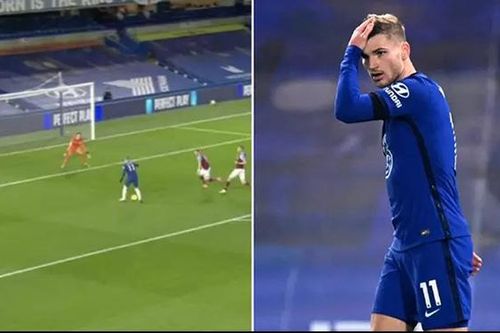 Chelsea: Werner bị gọi là 'hàng hớ' sau pha bỏ lỡ khó tin trước West Ham