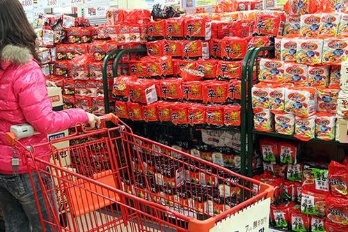 Hàn Quốc xuất khẩu 600 triệu USD mỳ ăn liền
