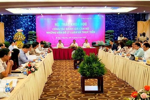 Hội thảo khoa học 'Công tác đánh giá cán bộ - Những vấn đề lý luận và thực tiễn'