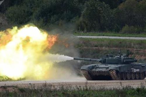 Cỗ tăng quái thú của Nga mang tên T-90