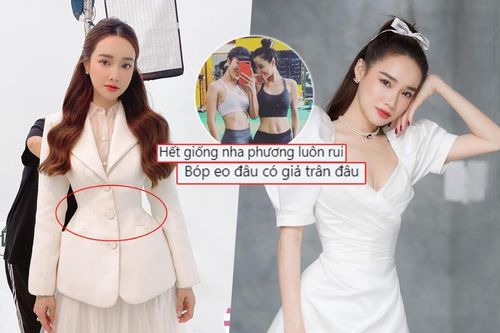 Khoe ảnh cuối năm, éo le Nhã Phương bị chê 'bóp eo giả trân' nhìn không ra: Nghi chỉnh quá đà