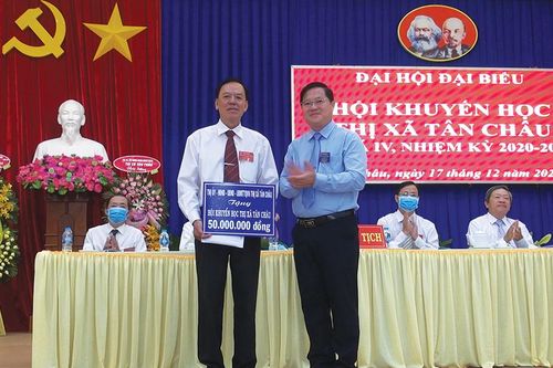 Phong trào thi đua khuyến học, khuyến tài, xây dựng xã hội học tập ở Tân Châu