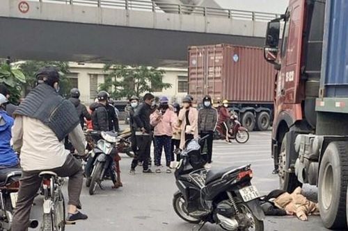 Hải Phòng: Va chạm với xe container 1 thai phụ tử vong tại chỗ