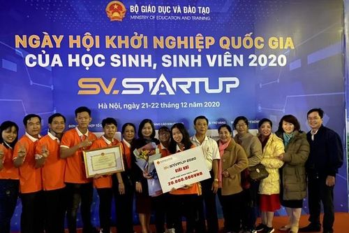 Học sinh Cần Thơ đoạt giải nhì cuộc thi SV Startup 2020