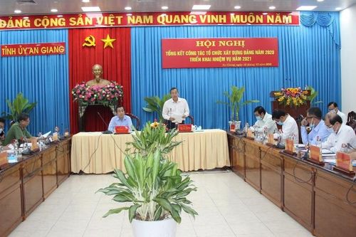 An Giang: Xây dựng, chỉnh đốn Đảng là nhiệm vụ then chốt