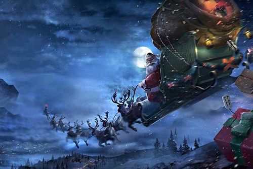 Cỗ xe của ông già Noel có mấy con tuần lộc?