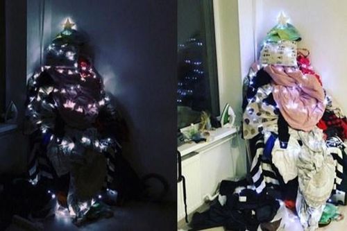 Khi các 'thánh siêu lười' trang trí nhà cửa dịp Giáng sinh