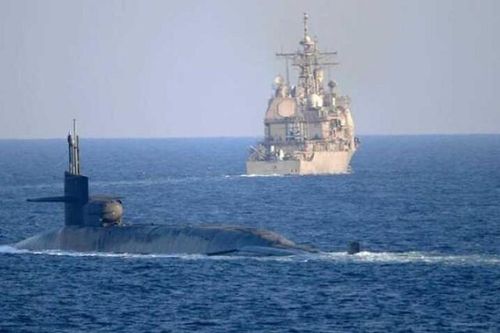 Tàu ngầm hạt nhân USS Georgia qua eo biển Hormuz khi Mỹ căng thẳng với Iran