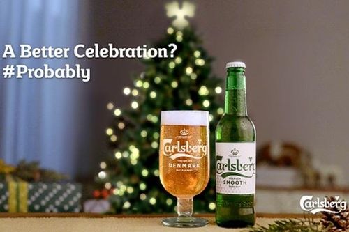 Tận hưởng Giáng sinh an lành với bia Carlsberg mượt êm