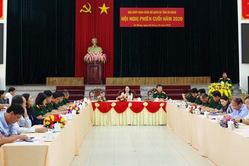 Đảng ủy Quân sự tỉnh An Giang hội nghị phiên cuối năm 2020