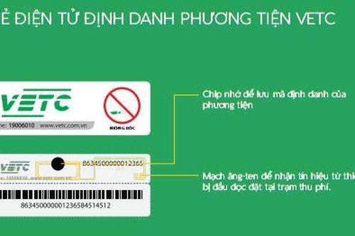 Hướng dẫn dán thẻ thu phí tự động không dừng