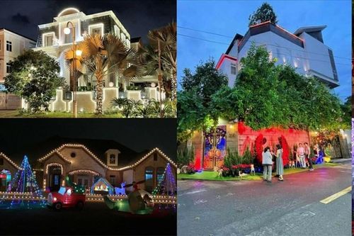 Hàng loạt biệt thự triệu đô của sao Việt 'khoác áo mới' đón Giáng sinh