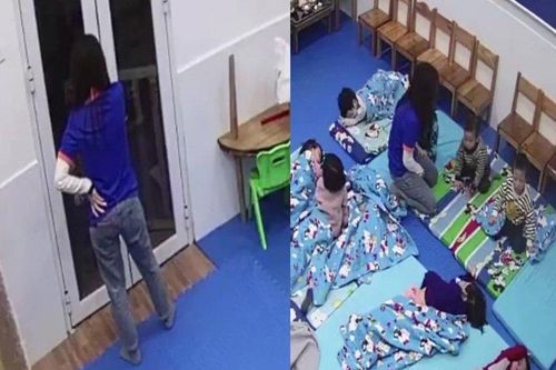 Xốc nách, đuổi bé 3 tuổi ra ngoài trong giờ ngủ, cô giáo bị đuổi việc