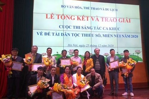 17 tác phẩm xuất sắc được trao giải ca khúc về đề tài DTTS, miền núi năm 2020