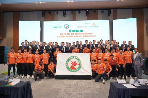 Topenland Bình Định đặt mục tiêu Top 6 mùa giải V.League 2021