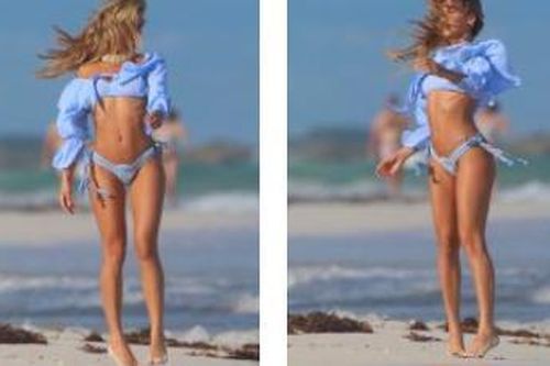 Hậu trường chụp bikini nóng bỏng của nàng mẫu 9x Cindy Prado