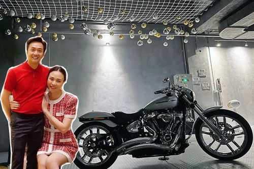 Cường Đô La được vợ tặng mô tô 800 triệu nhân Giáng sinh