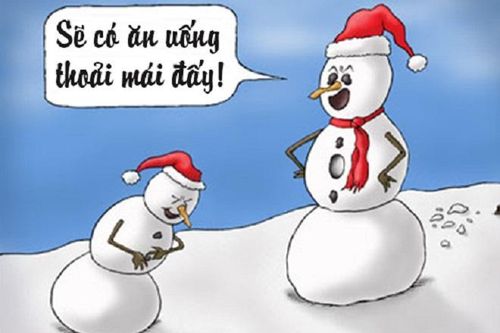Ngã ngửa khi hàng xóm mời ăn tiệc Giáng sinh