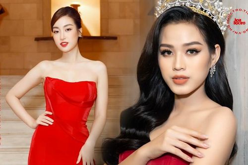 Lần đầu tiên hai Hoa hậu Đỗ Thị Hà và Mỹ Linh đụng hàng: Xinh đẹp bất phân thắng bại