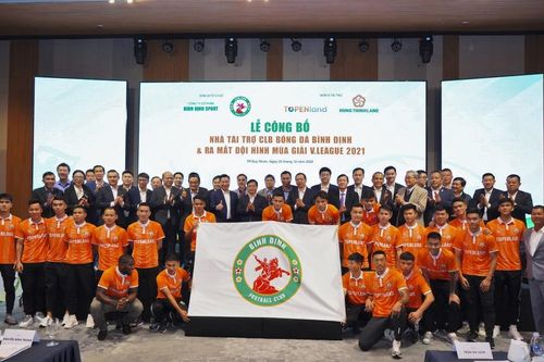 Quay lại sân chơi V.League , CLB Bình Định nhận tài trợ 'khủng' 300 tỷ
