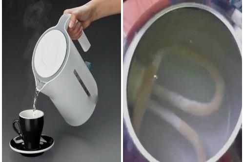 Để nước thừa trong bình đun siêu tốc tác hại ít ai ngờ