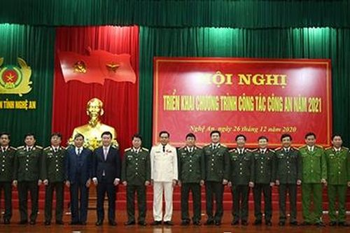 Công an Nghệ An triển khai công tác Công an năm 2021