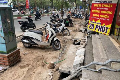 Bụi bẩn từ công trình lộ thiên
