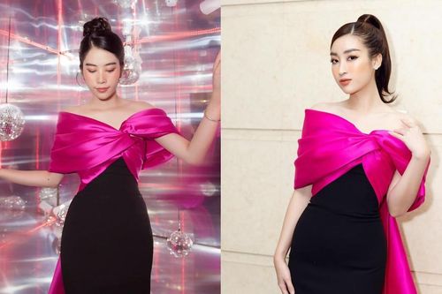 Nhìn Nam Em đụng hàng với Hoa hậu Đỗ Mỹ Linh mới thấy quan trọng vẫn là thần thái