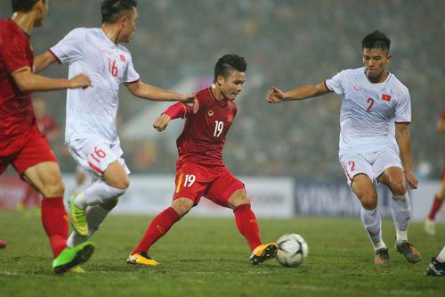 Quang Hải tỏa sáng, ĐT Việt Nam vẫn để đàn em U22 cầm hòa