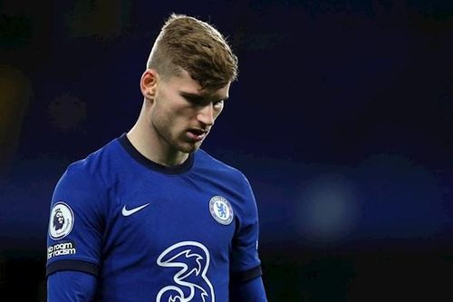 HLV Lampard tỏ ra bực tức với phong độ thi đấu của Timo Werner