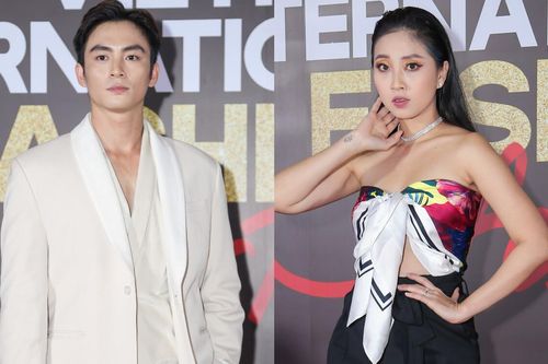 Liêu Hà Trinh quấn khăn làm áo, Lãnh Thanh 'bỏ rơi' Nam Em, một mình đi xem show thời trang