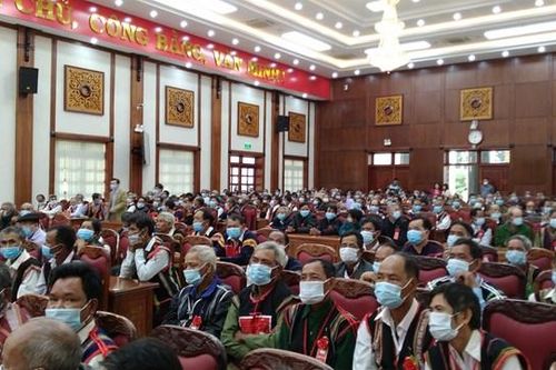Gia Lai: Hội nghị gặp mặt, biểu dương người có uy tín, tiêu biểu đồng bào dân tộc thiểu số