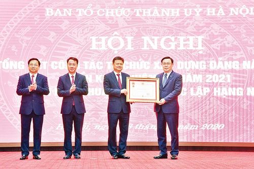 Dấu ấn công tác tổ chức xây dựng Ðảng năm 2020