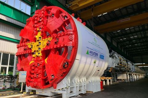 Chuẩn bị vận hành máy đào hầm đường sắt Nhổn - Ga Hà Nội