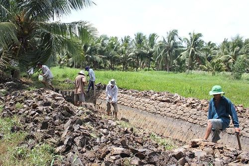 Bến Tre khắc phục tối đa ảnh hưởng của hạn, mặn mùa khô 2021