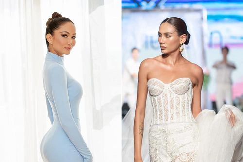 H'Hen Niê mặc kín mít vẫn lộ body nóng bỏng, Võ Hoàng Yến hóa cô dâu trên sàn diễn