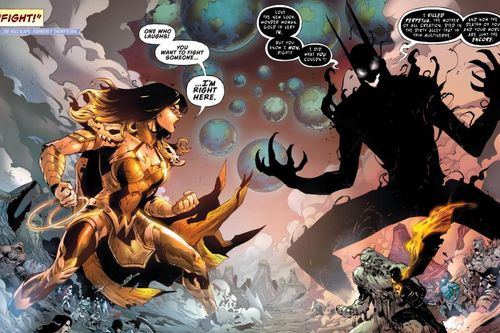 Superboy Prime hy sinh, Wonder Woman hóa thân thành hình dạng vàng kim tối thượng?