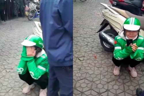 Grab xác minh thông tin nữ tài xế xe ôm công nghệ khóc nức nở giữa phố vì bị khách lừa lấy điện thoại